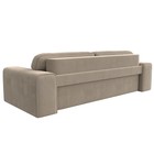 Прямой диван «Лига 029», механизм пантограф, НПБ, велюр, цвет бежевый  (артикул 10552718)  большой выбор товаров оптом и в розницу по низким ценам с доставкой