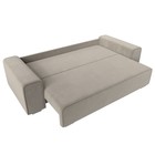 Прямой диван «Лига 029», механизм пантограф, НПБ, микровельвет, цвет бежевый  (артикул 10552723)  большой выбор товаров оптом и в розницу по низким ценам с доставкой