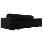 Прямой диван «Лига 029», механизм пантограф, НПБ, микровельвет, цвет чёрный  (артикул 10552725)  большой выбор товаров оптом и в розницу по низким ценам с доставкой