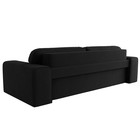 Прямой диван «Лига 029», механизм пантограф, НПБ, микровельвет, цвет чёрный  (артикул 10552725)  большой выбор товаров оптом и в розницу по низким ценам с доставкой