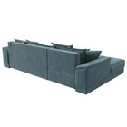 Угловой диван «НордСтар», левый угол, механизм еврокнижка, ППУ, велюр, цвет бирюзовый  (артикул 10552727)  большой выбор товаров оптом и в розницу по низким ценам с доставкой