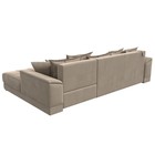 Угловой диван «НордСтар», правый угол, механизм еврокнижка, ППУ, велюр, цвет бежевый - Фото 8