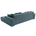 Угловой диван «НордСтар», правый угол, механизм еврокнижка, ППУ, велюр, цвет бирюзовый - Фото 8