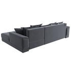 Угловой диван «НордСтар», правый угол, механизм еврокнижка, ППУ, велюр, цвет серый - Фото 8