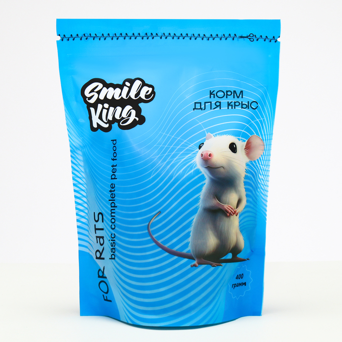 Smile King корм для крысы, дой-пак пакет 400г