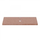 Столешница из литьевого мрамора СаНта 805х35х450 мм, цвет терракот - Фото 6