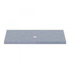 Столешница из литьевого мрамора СаНта 805х35х450 мм, цвет серый - Фото 2