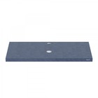 Столешница из литьевого мрамора СаНта 805х35х450 мм, цвет мокрый асфальт - Фото 2