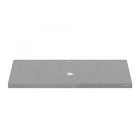 Столешница из литьевого мрамора СаНта 805х35х450 мм, цвет вулканический-серый - Фото 2