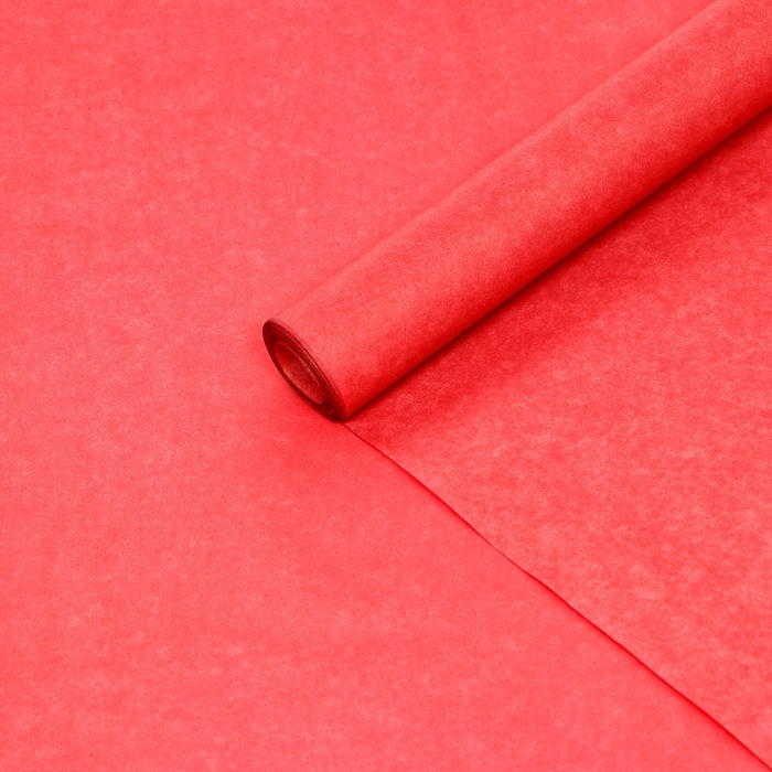 Пергамент флористический "Красный" 0,6 х 10 м, 52 г/м2 - Фото 1