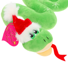 Мягкая игрушка «Змейка новогодняя», цвет зелёный, 66 см - Фото 3