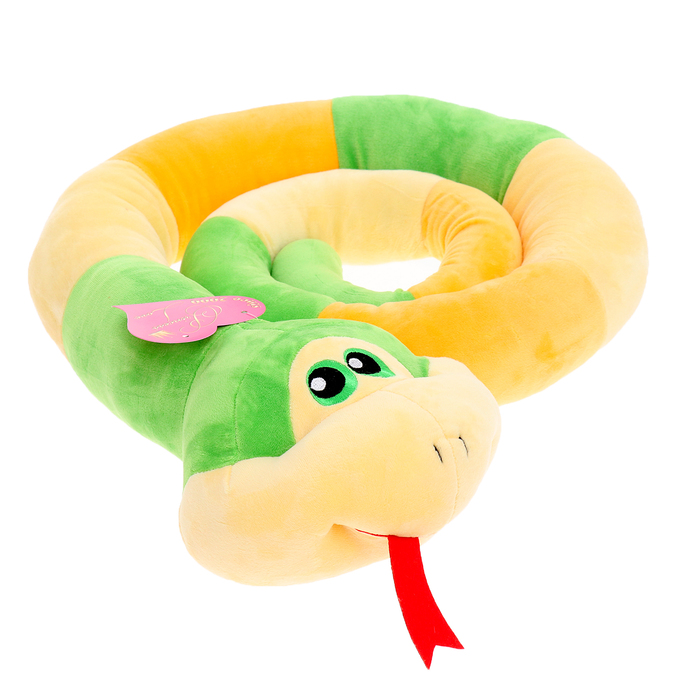Мягкая игрушка «Удав», цвет зелёный, 202 см - Фото 1