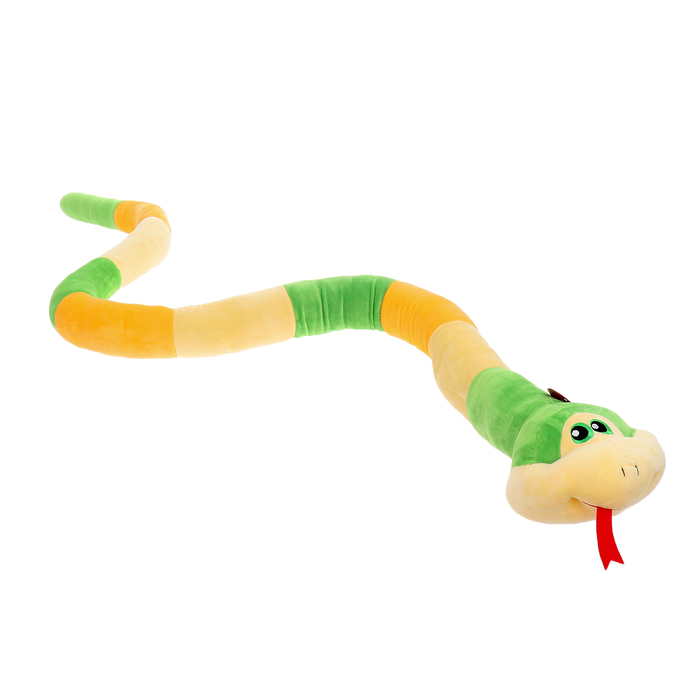 Мягкая игрушка «Удав», цвет зелёный, 202 см