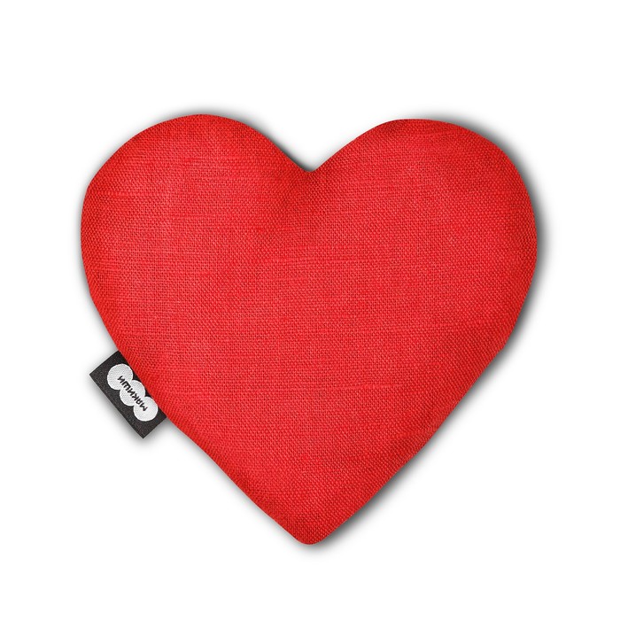 Развивающая игрушка — грелка «Сердце», с вишнёвыми косточками, 26 см - фото 1909657125