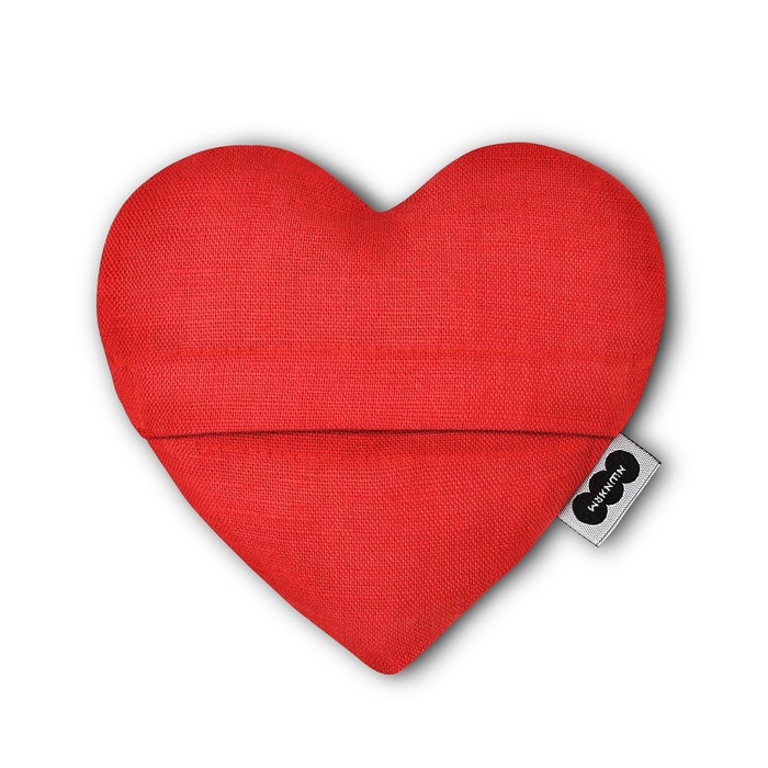 Развивающая игрушка — грелка «Сердце», с вишнёвыми косточками, 26 см - фото 1909657126
