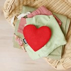 Развивающая игрушка — грелка «Сердце», с вишнёвыми косточками, 26 см - Фото 3