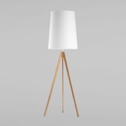 Торшер TK Lighting Walz 5047, E27, 1х60Вт, 550х550х1770 мм, цвет светлое дерево, хром - Фото 1