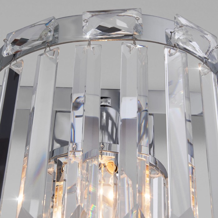 Светильник настенный Eurosvet Elegante 10130/1, E14, 1х60Вт, 150х250х260 мм, цвет хром - фото 1906735785