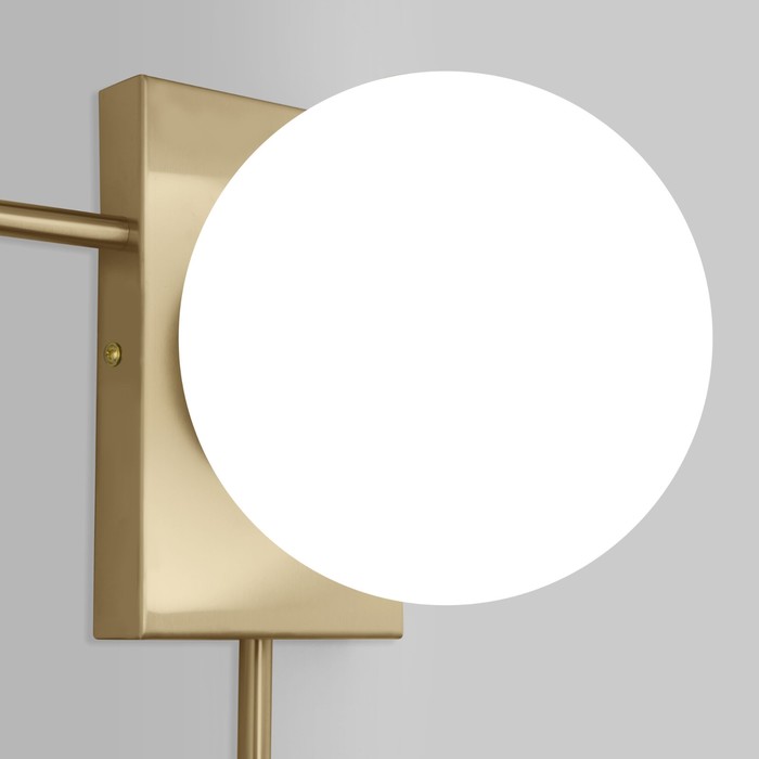 Светильник настенный Eurosvet Fredo 40033/1, E27, 1х60Вт, 250х187х800 мм, цвет латунь - фото 1906735832