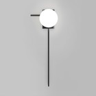 Светильник настенный Eurosvet Fredo 40033/1, E14, 1х60Вт, 250х187х800 мм, цвет чёрный жемчуг - фото 301423015