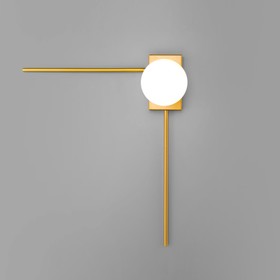 Светильник настенный Eurosvet Fredo 40035/1, E14, 1х60Вт, 500х155х500 мм, цвет золото