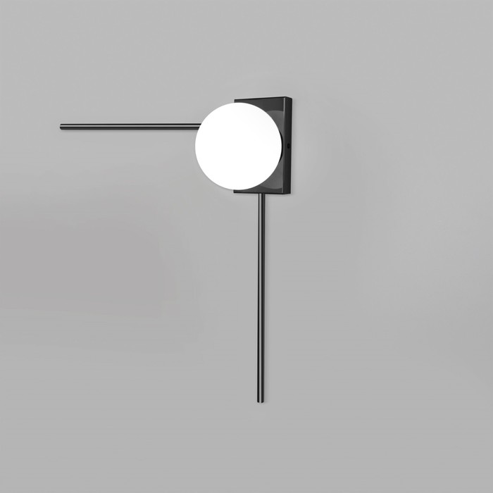 Светильник настенный Eurosvet Fredo 40035/1, E14, 1х60Вт, 500х155х500 мм, цвет чёрный жемчуг - фото 1906735879