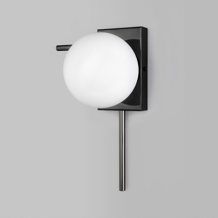 Светильник настенный Eurosvet Fredo 40036/1, E14, 1х60Вт, 200х155х300 мм, цвет чёрный жемчуг - фото 1906735897
