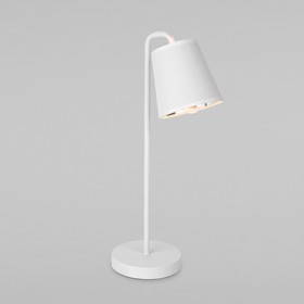 Светильник настольный Eurosvet Montero 01134/1, E27, 1х40Вт, 230х150х450 мм, цвет белый