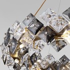 Светильник подвесной Bogate's Rubis 371, G9, 16х40Вт, 800х800 мм, цвет золото - Фото 2
