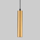 Светильник подвесной Eurosvet Single 50161/1 LED, 10 Вт, 4200К, 570Лм, 55х55 мм, цвет золото - Фото 1
