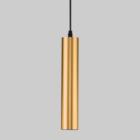 Светильник подвесной Eurosvet Single 50161/1 LED, 10 Вт, 4200К, 570Лм, 55х55 мм, цвет золото