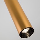 Светильник подвесной Eurosvet Single 50161/1 LED, 10 Вт, 4200К, 570Лм, 55х55 мм, цвет золото - Фото 3