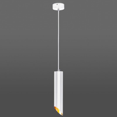 Светильник подвесной Eurosvet 7011 MR16, GU10, 1х50Вт, 60х60х300 мм, цвет белый