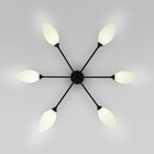 Светильник подвесной Eurosvet Sinki 30189/6, G9, 6х5Вт, 860х860 мм, цвет чёрный - Фото 4