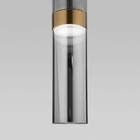 Светильник подвесной Eurosvet Lumen 50244/1 LED, 12 Вт, 4200К, 594Лм, 80х80 мм, цвет латунь, дымчатый - Фото 3