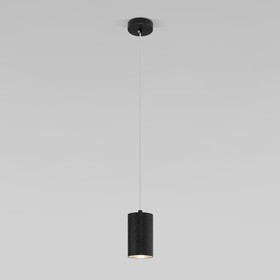 Светильник подвесной Eurosvet Bonaldo 50247/1 LED, 7 Вт, 4200К, 722Лм, 70х70х1450 мм, цвет чёрный