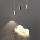 Светильник подвесной Eurosvet Piccolo 50248/1 LED, 5 Вт, 4200К, 290Лм, 60х40 мм, цвет золото - Фото 4