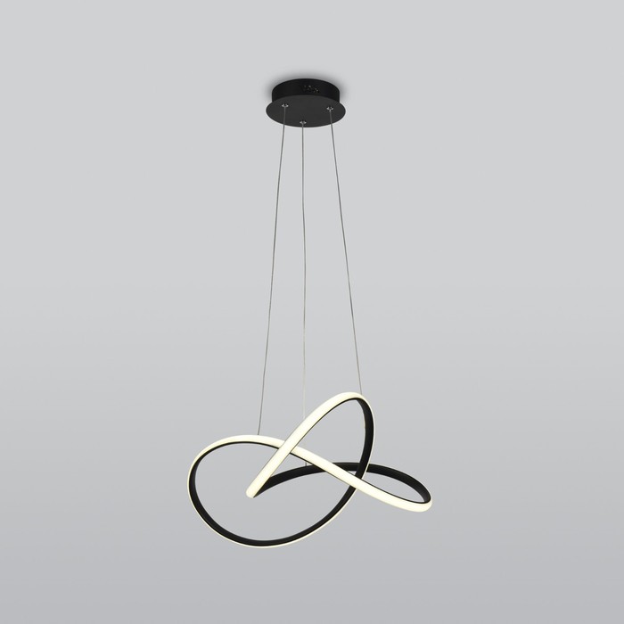 Светильник подвесной Eurosvet Wind 90312/1, LED, 35.2 Вт, 4200К, 1757Лм, 500х500 мм, цвет чёрный - фото 1906737142