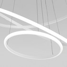 Светильник подвесной Eurosvet Collars 90264/3, LED, 155 Вт, 3300/4200/6500К, 11500Лм, 800х800 мм, пульт ДУ, цвет белый - Фото 9