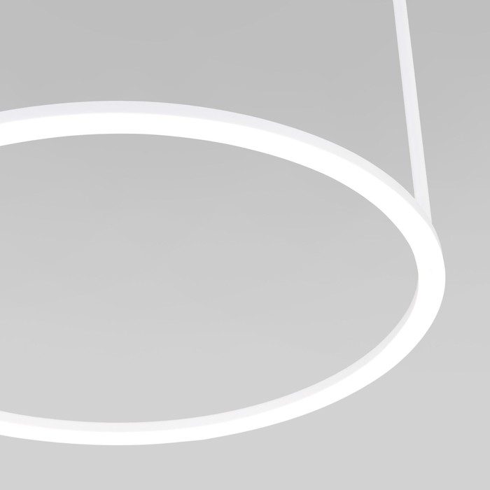 Светильник подвесной Eurosvet Over 90322/1, LED, 22 Вт, 3300/4200/6500К, 2270Лм, 400х400 мм, пульт ДУ, цвет белый - фото 1906737212