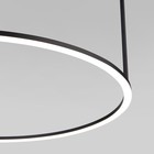 Светильник подвесной Eurosvet Over 90322/1, LED, 22 Вт, 3300/4200/6500К, 2270Лм, 400х400 мм, пульт ДУ, цвет чёрный - Фото 2