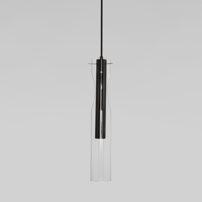 Светильник подвесной Eurosvet Swan 50253/1 LED, 12 Вт, 4000К, 1018Лм, 460х80 мм, цвет чёрный - фото 1906737251