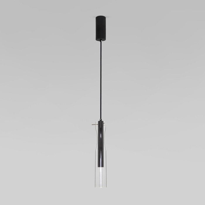 Светильник подвесной Eurosvet Swan 50254/1 LED, 5 Вт, 4000К, 355Лм, 360х60 мм, цвет чёрный - фото 1906737261
