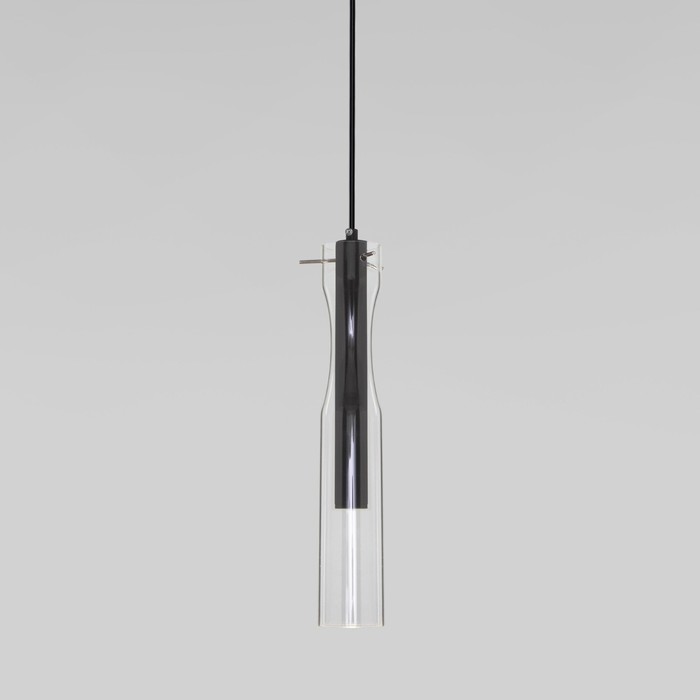 Светильник подвесной Eurosvet Swan 50254/1 LED, 5 Вт, 4000К, 355Лм, 360х60 мм, цвет чёрный - фото 1906737263