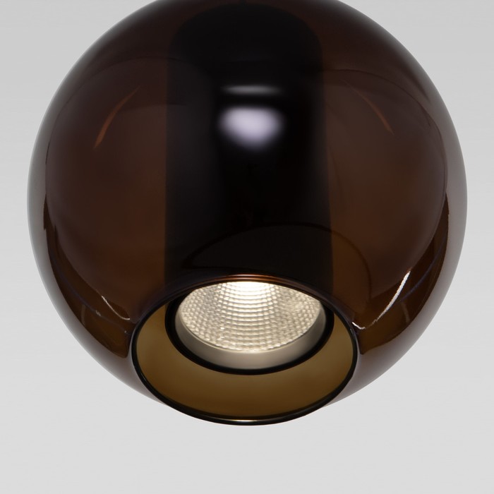 Светильник подвесной Eurosvet Cobble 50258/1 LED, 6 Вт, 4000К, 429Лм, 150х150 мм, цвет чёрный, шоколад - фото 1906737285