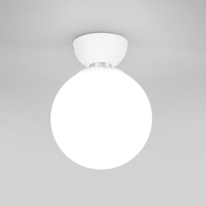 Светильник потолочный Eurosvet Bubble 30197/1, E14, 1х40Вт, 180х180х240 мм, цвет белый - Фото 1