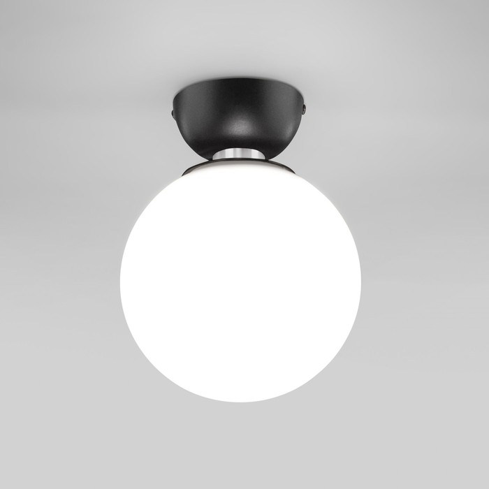 Светильник потолочный Eurosvet Bubble 30197/1, E14, 1х40Вт, 180х180х240 мм, цвет чёрный
