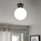 Светильник потолочный Eurosvet Bubble 30197/1, E14, 1х40Вт, 180х180х240 мм, цвет чёрный - Фото 2