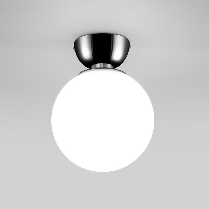 Светильник потолочный Eurosvet Bubble 30197/1, E14, 1х40Вт, 180х180х240 мм, цвет чёрный жемчуг
