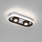 Светильник настенный Eurosvet Slam 20123/2 LED, 17 Вт, 4200К, 773Лм, 315х140х60 мм, цвет белый, чёрный - Фото 2